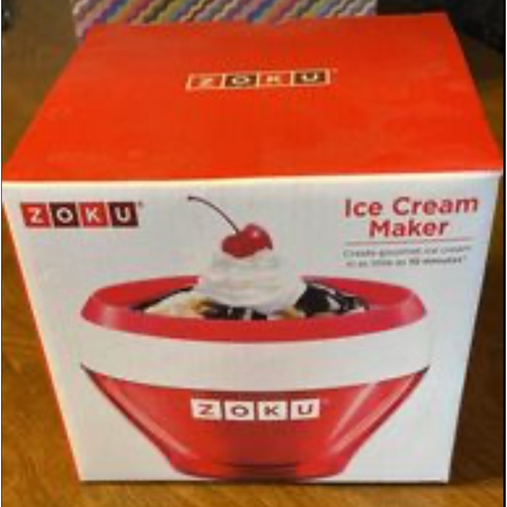 Brand new ice cream maker